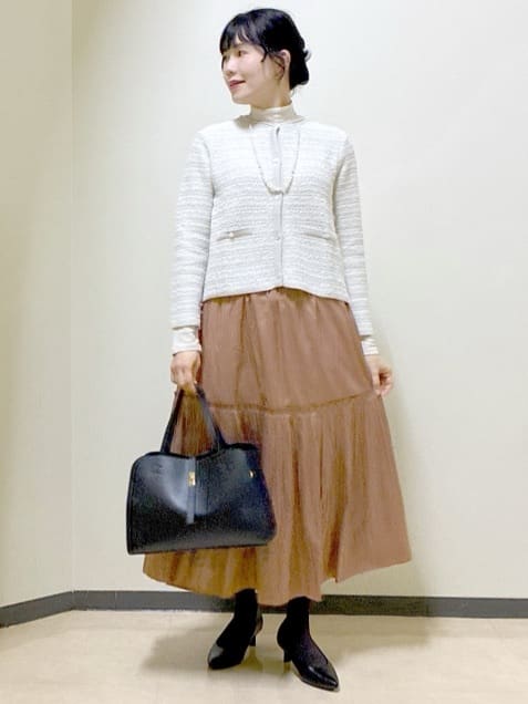  beni_gingerさんの「Reflect｜【ライトアウター／ゆったりシルエット／気軽な羽織に◎】ドライタッチカーディガン」を使ったコーディネート