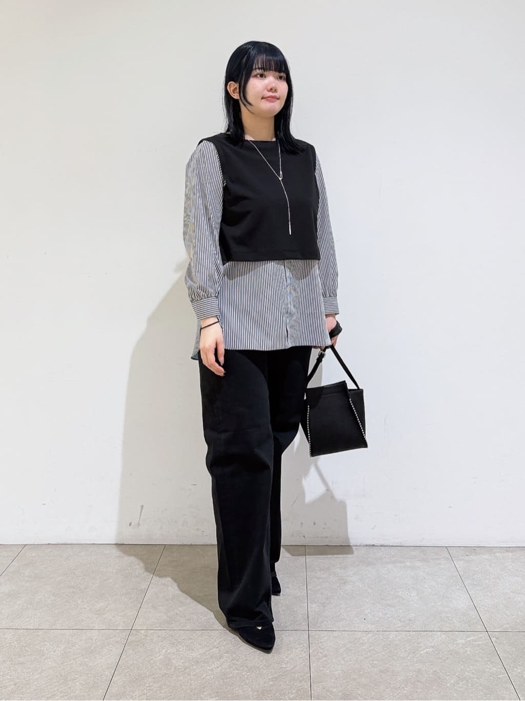 emikaさんの「INDIVI｜【洗える／UVケア】レイヤード風デザイントップス」を使ったコーディネート