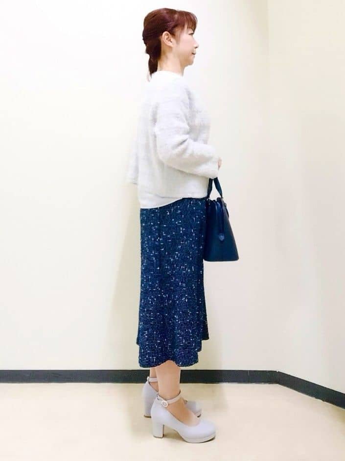 花さんの「Reflect｜【SS-4Lサイズ】ピンタック&times;スカラレースブラウス」を使ったコーディネート