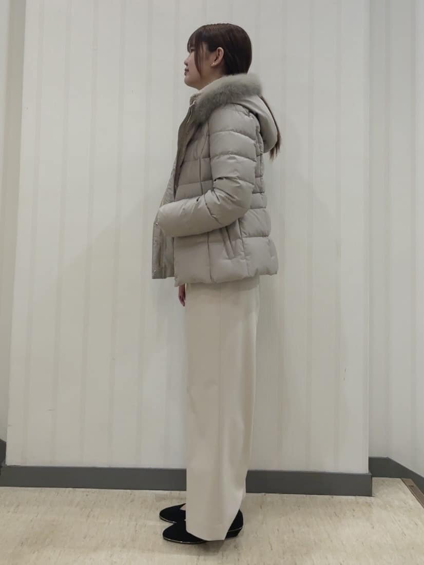ちひさんの「INDIVI｜【新作褒められパンツ】快温ワイドパンツ」を使ったコーディネート