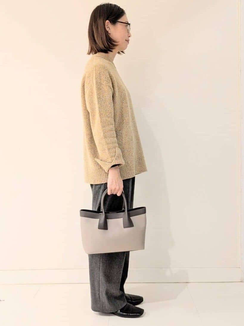 yukariさんの「UNTITLED｜【ゆったり】三つ杢カラーニット」を使ったコーディネート