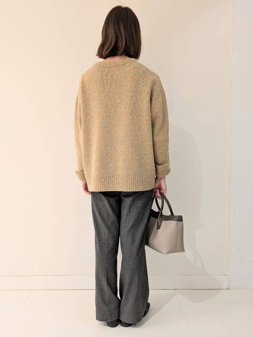 yukariさんの「UNTITLED｜【ゆったり】三つ杢カラーニット」を使ったコーディネート