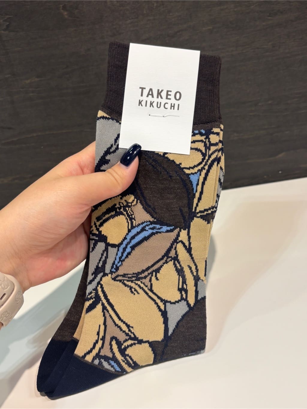 ヒナさんの「TAKEO KIKUCHI｜カカオ柄ソックス」を使ったコーディネート