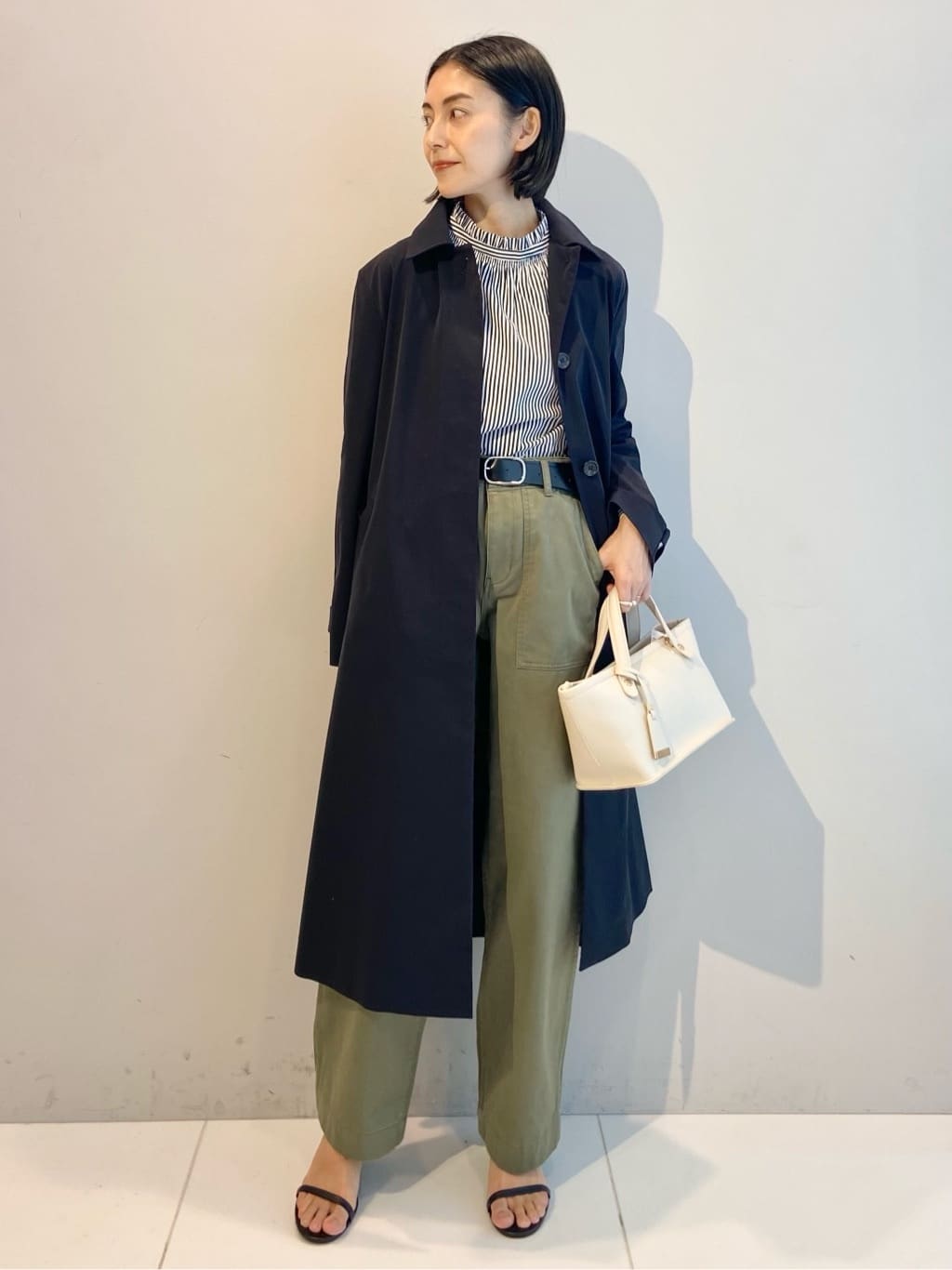 AYAさんの「UNTITLED｜◆【はっ水/洗える】タスランステンカラーコート」を使ったコーディネート