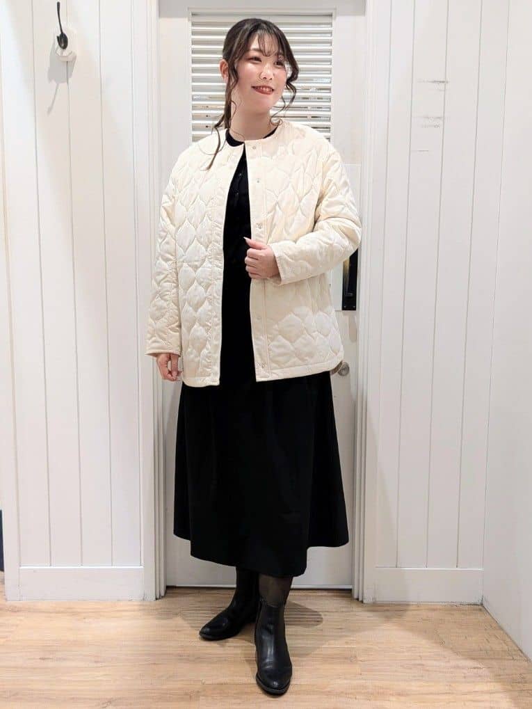 ayakaさんの「Dessin｜【1枚着/2WAY】ドッキングワンピース」を使ったコーディネート