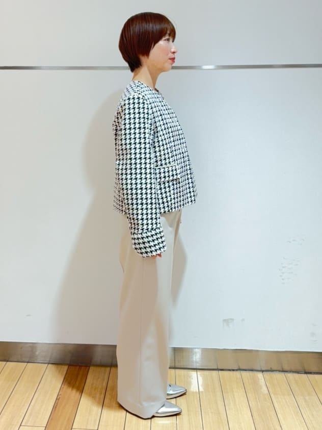 あやさんの「UNTITLED｜【セットアップ可能】クラシックチドリ ジャケット」を使ったコーディネート