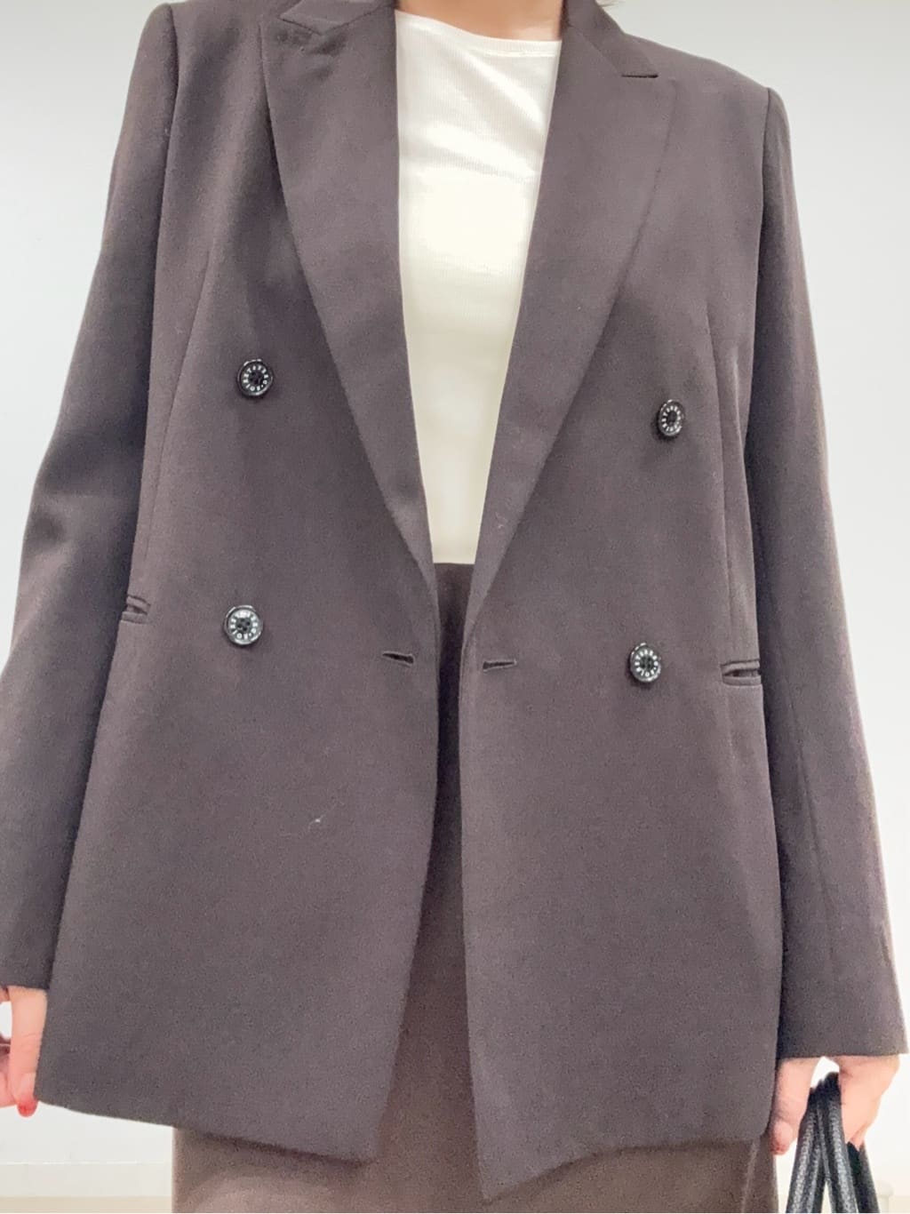 BUNさんの「DRESSTERIOR｜ストレッチヴィンテージサテンナロースカート」を使ったコーディネート