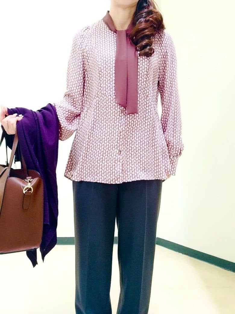花さんの「Reflect｜【ちくちくしない／アンサンブル可／通勤におすすめ◎】オフボディ着流しカーディガン」を使ったコーディネート