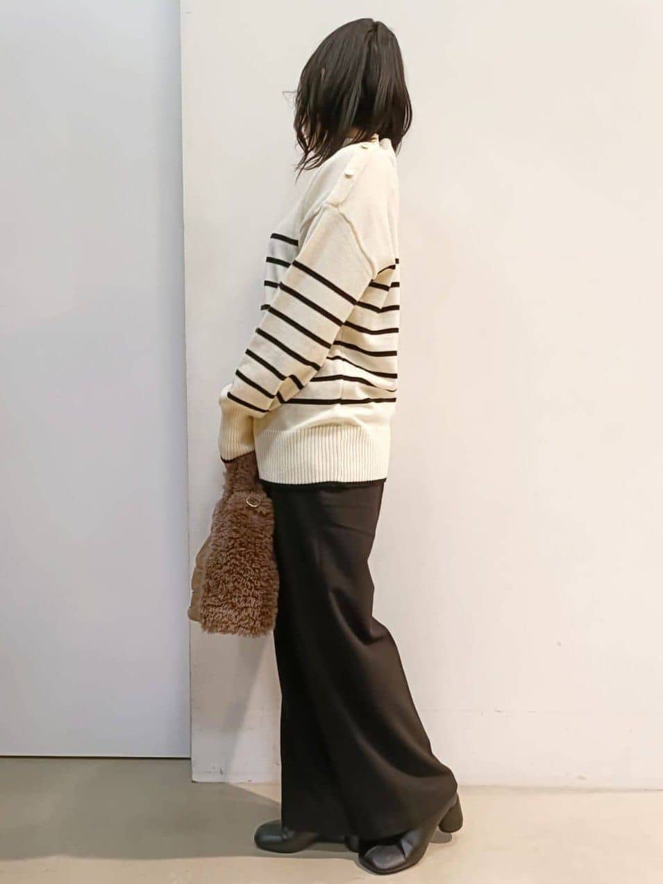 あんさんの「THE SHOP TK｜【ぎゅっとされているような暖かさ】撥水中綿ブルゾン」を使ったコーディネート