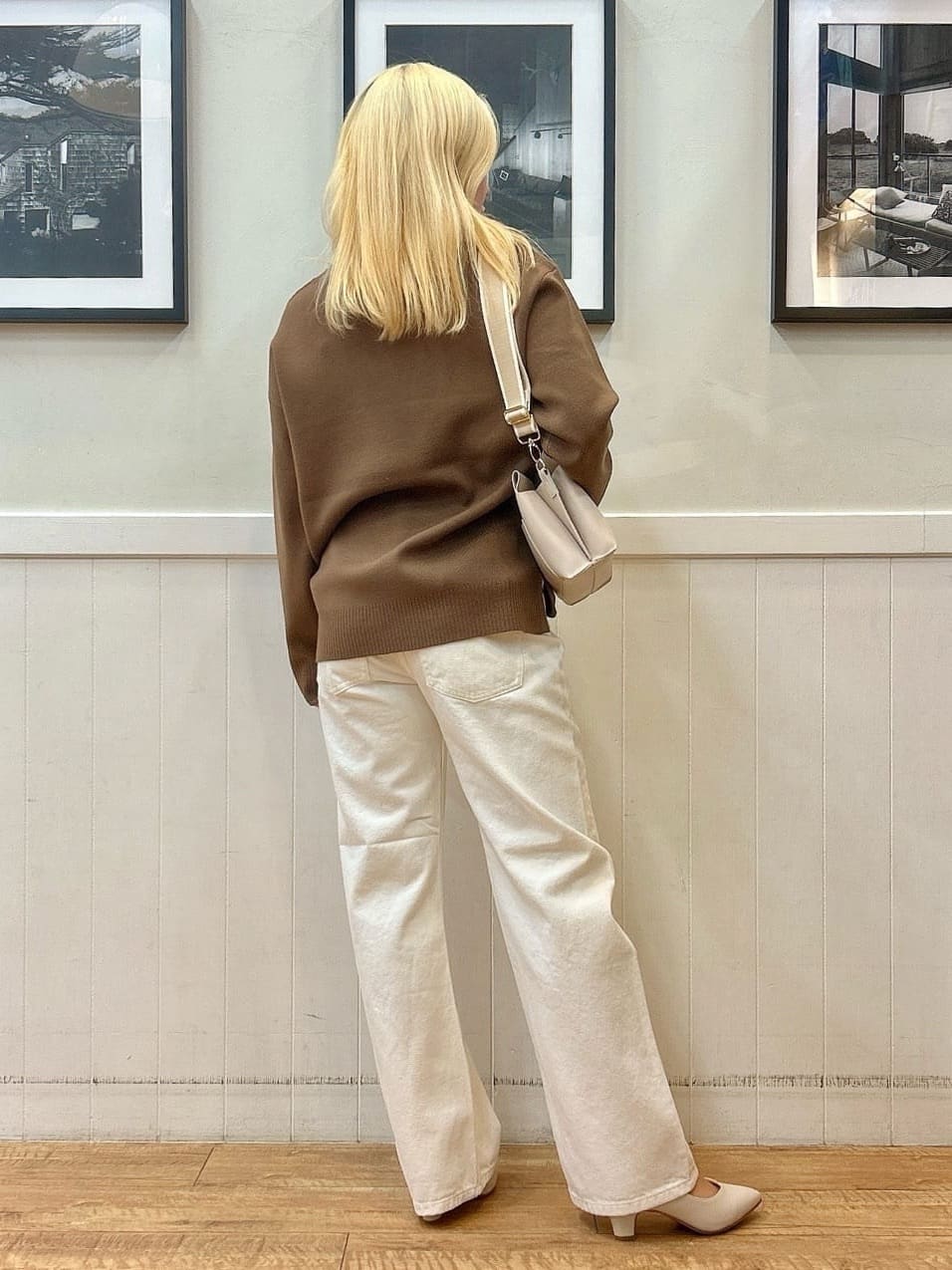 あんこさんの「SHOO･LA･RUE｜【SHOO・LA・RUE DENIM/SS-LL】程よい厚みの ストレートデニムパンツ（10.5オン」を使ったコーディネート