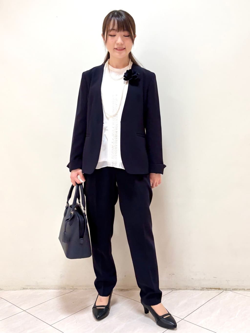 mikiさんの「Reflect｜【SS-4Lサイズ】スタンドネックブラウス」を使ったコーディネート