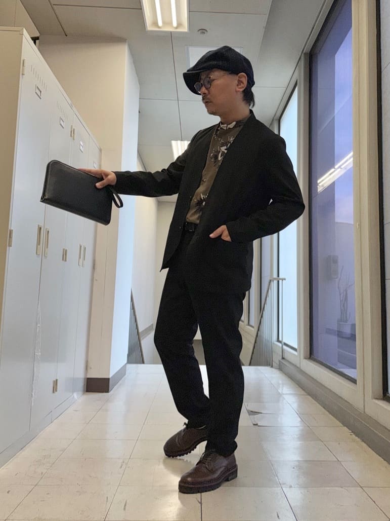 MAKOTO AIさんの「TAKEO KIKUCHI｜【ON／OFF兼用】CARREMANファブリック ノーカラージャケット」を使ったコーディネート