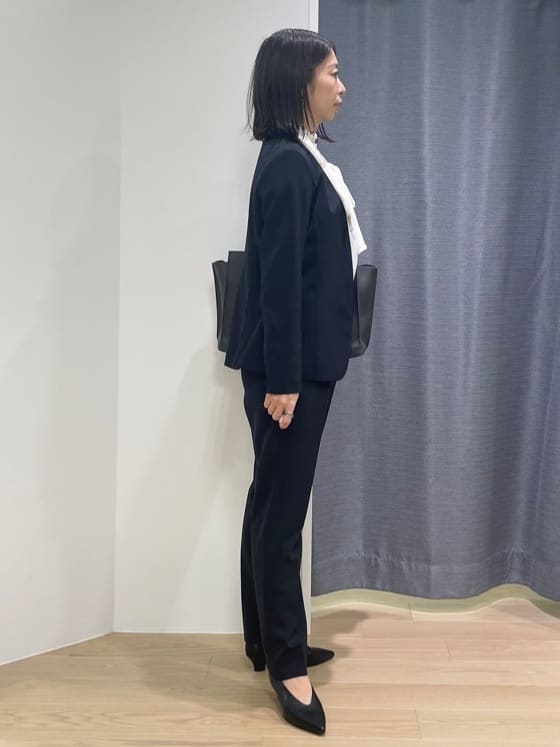 Mikoさんの「INDIVI｜【洗える／UVケア／スーツ】ストレッチテーラードカラージャケット」を使ったコーディネート