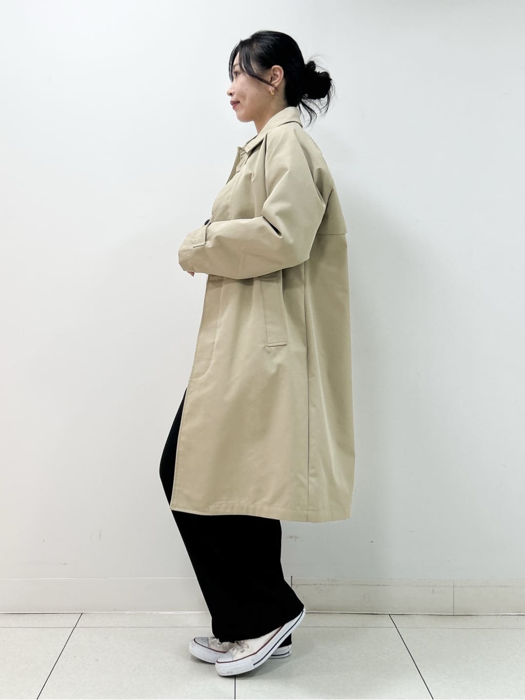 Kaiさんの「Dessin｜【ユニセックス】シャンブレートレンチコート」を使ったコーディネート