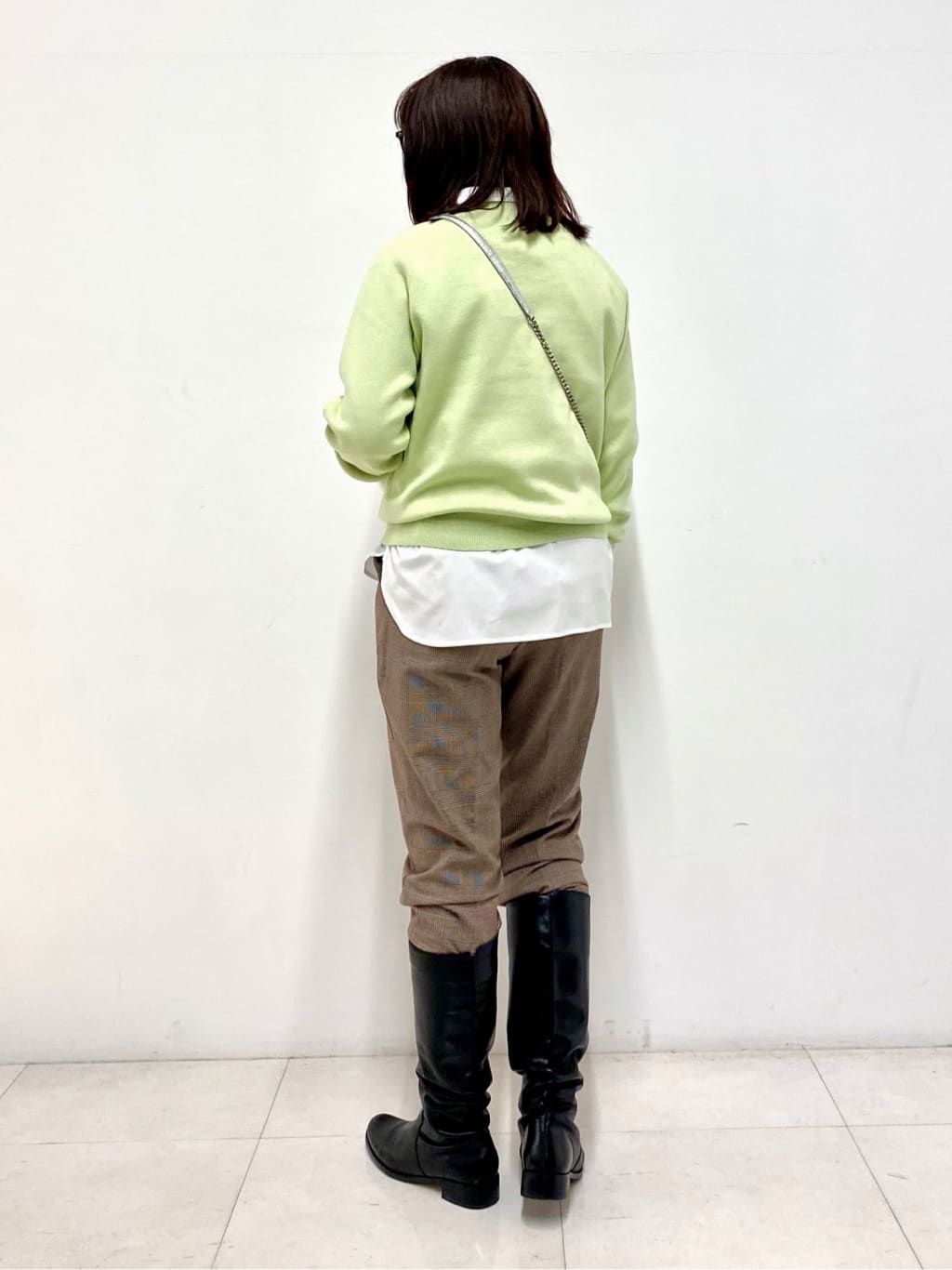 Sawaguchiさんの「DRESSTERIOR｜◆ウォッシャブルコットンカシミヤプルオーバーニット」を使ったコーディネート