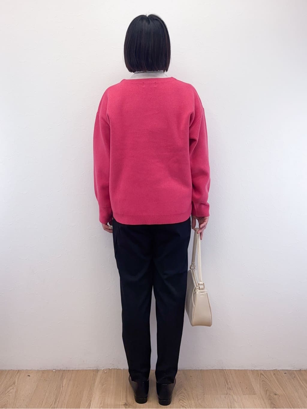 Takeさんの「OPAQUE.CLIP｜サイド編地切替ニットトップス／セットアップ対応【洗濯機OK】」を使ったコーディネート