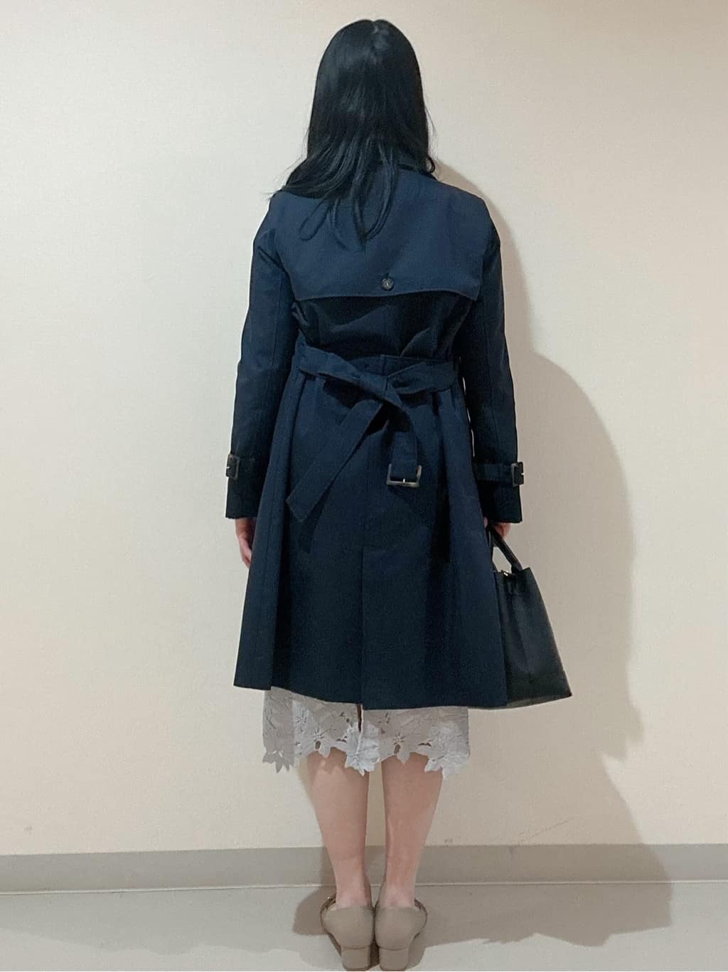 カナコさんの「index｜撥水トレンチコート【洗濯機OK／花粉対応】《XS～3L》」を使ったコーディネート
