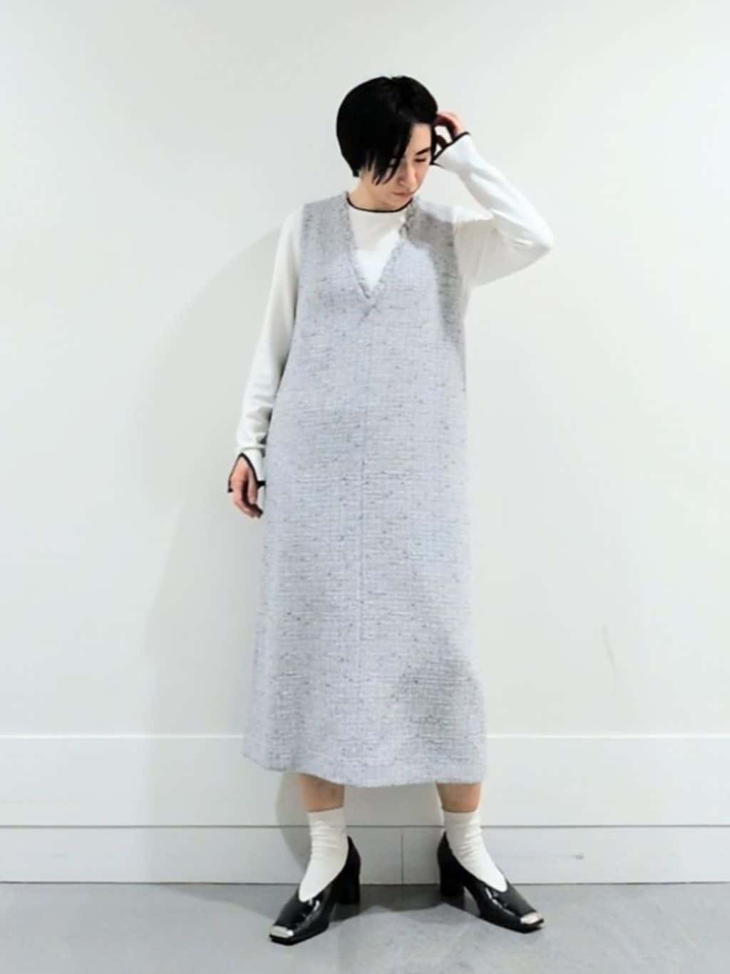 ミズタさんの「UNTITLED｜【アンサンブル可/洗える】ウォームスパンニット」を使ったコーディネート
