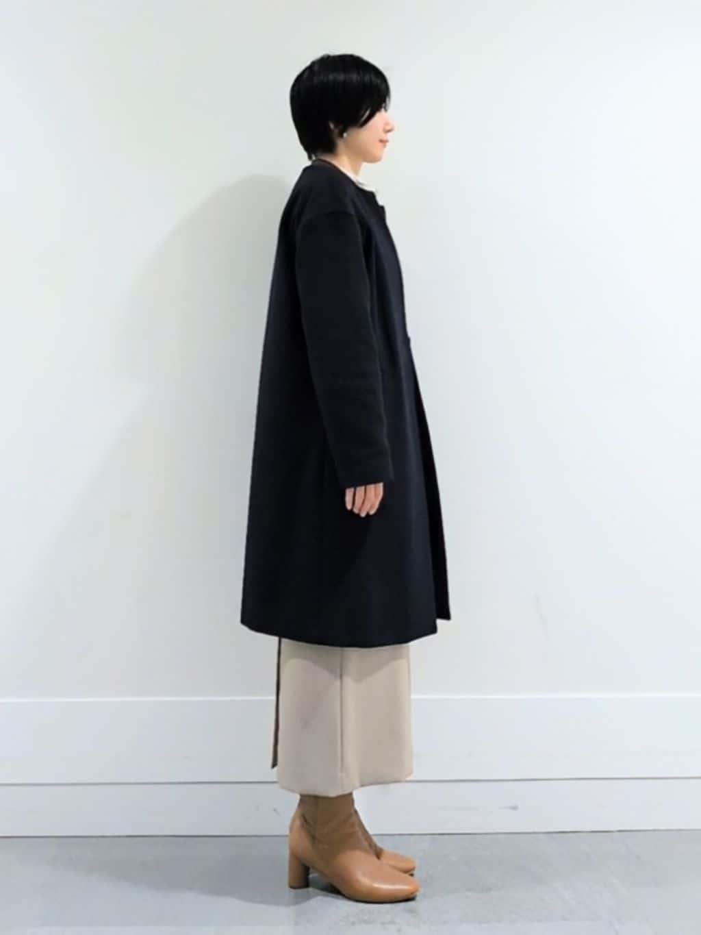 ミズタさんの「UNTITLED｜【ゆったりサイズ／着丈短め】ジップニットカーディガン」を使ったコーディネート