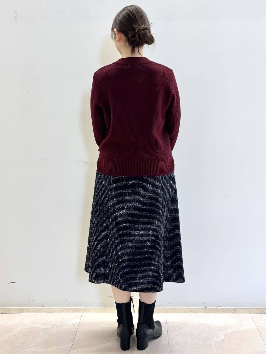 Satoさんの「Reflect｜【ほんのりラメ感◎】ケーブル柄ニット」を使ったコーディネート