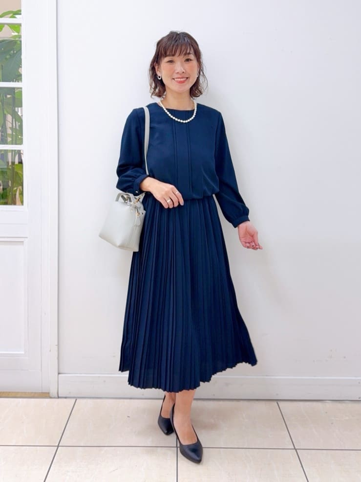 Osawaさんの「Dessin｜ジョーゼットワンピース」を使ったコーディネート