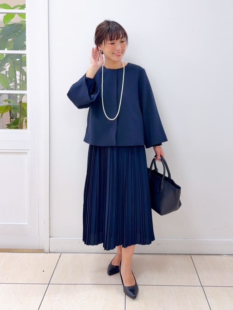 Osawaさんの「Dessin｜ジョーゼットワンピース」を使ったコーディネート