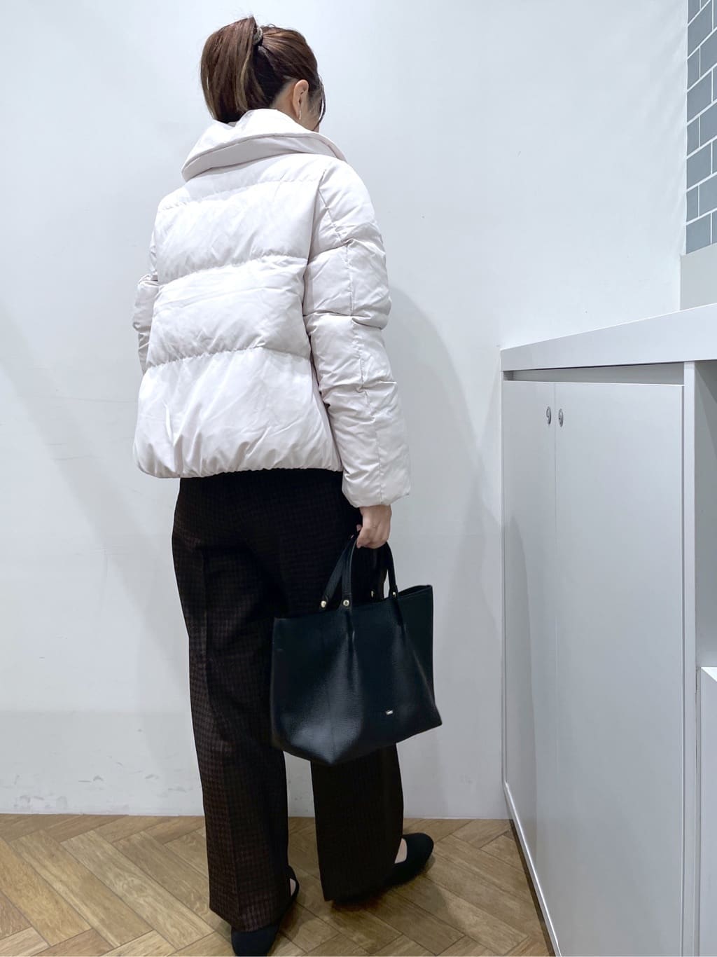 Junさんの「index｜KAWADAダウンショートコート【撥水／洗濯機OK／静電気防止裏地】《XS～LL》」を使ったコーディネート