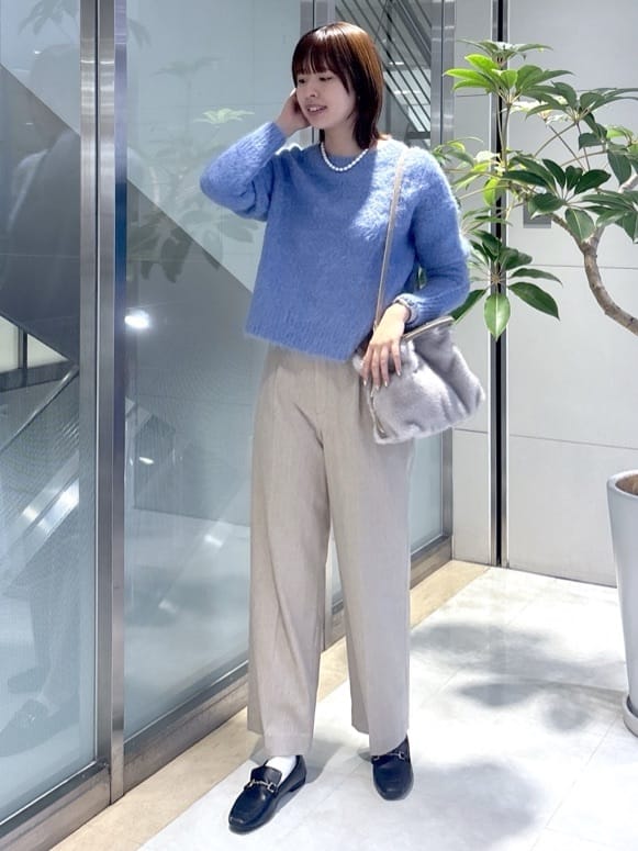 yukaさんの「UNTITLED｜【ゆったり】アルパカ混シャギーニット」を使ったコーディネート