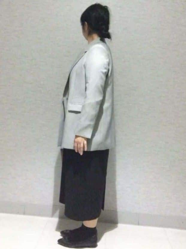 sakoさんの「Reflect｜【選べる8色／スカートにもパンツにも◎】ウール混ボートネックニット」を使ったコーディネート