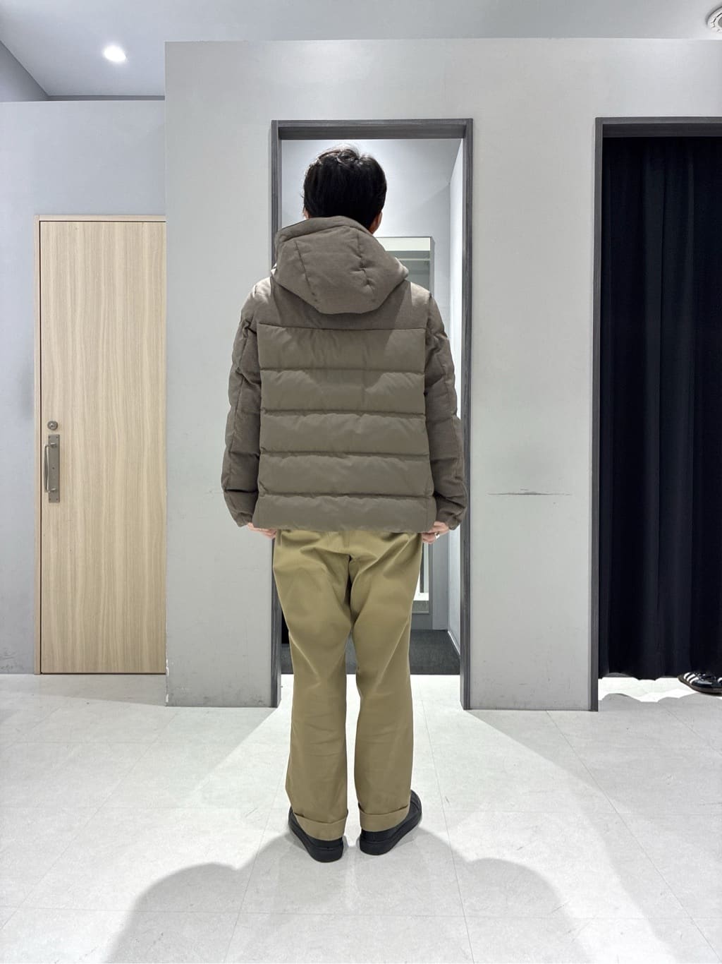 わいずみさんの「TAKEO KIKUCHI｜カラーコンビ ダウンブルゾン」を使ったコーディネート