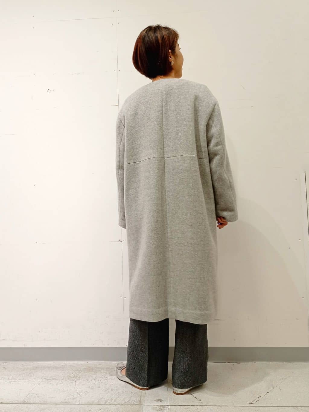 Kさんの「INDIVI｜【軽量／ウール混】ライトフォルム ロングコート」を使ったコーディネート