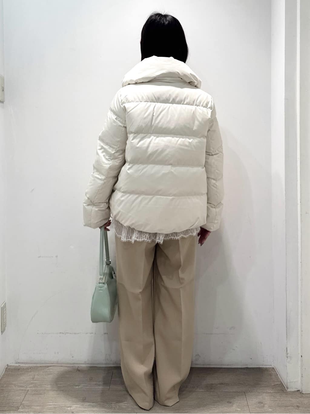 yuicciさんの「OPAQUE.CLIP｜撥水ショートダウン【防風／抗菌防臭／洗濯機洗い可】《SS～LL》」を使ったコーディネート