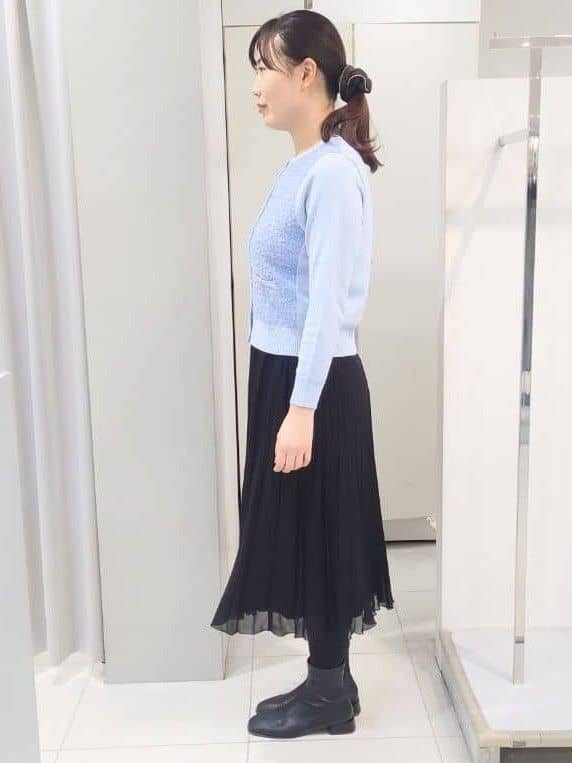 AZUSAさんの「Reflect｜【着映え◎】ツイード風ニットカーディガン」を使ったコーディネート