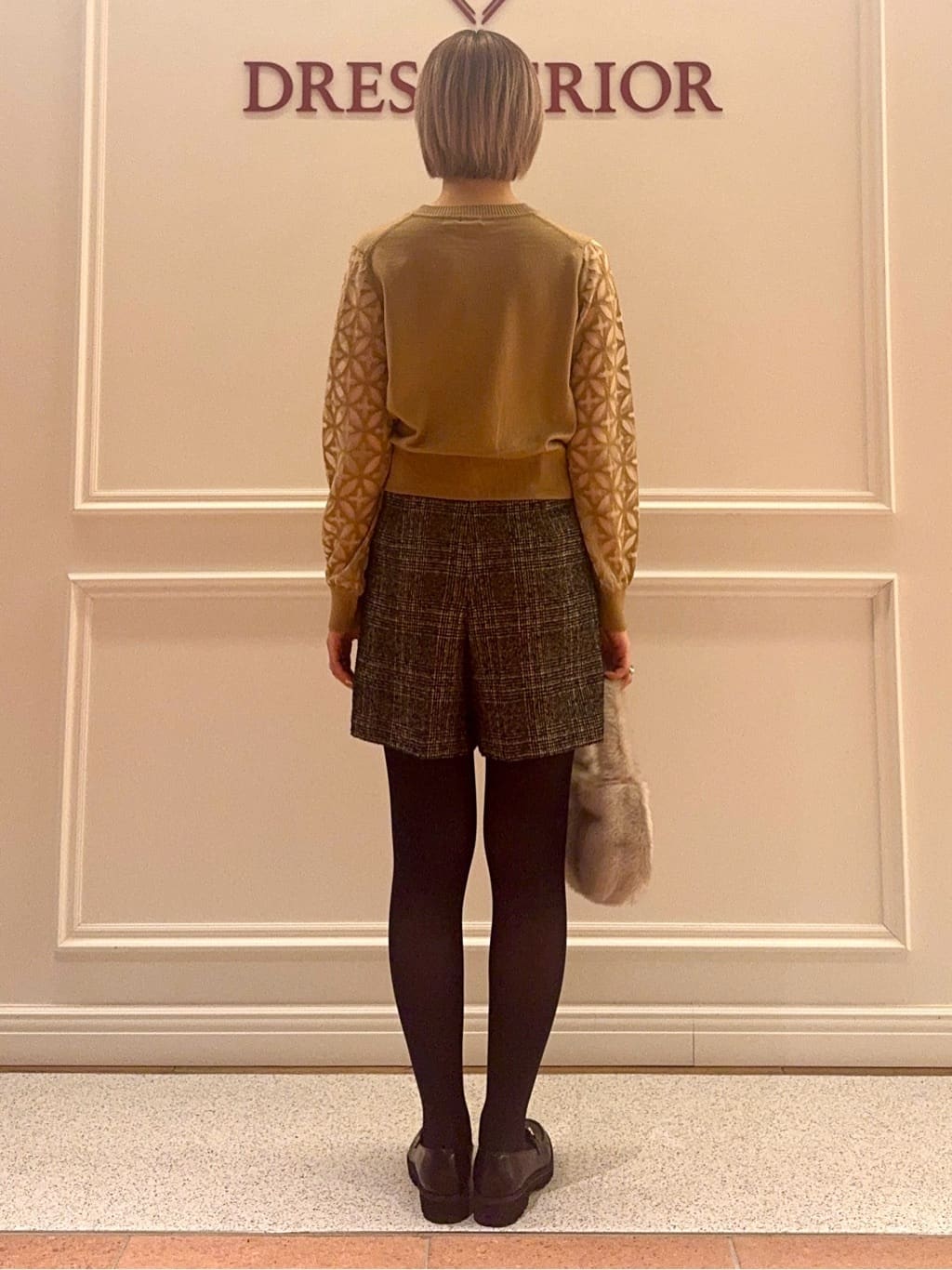 renaさんの「DRESSTERIOR｜◆ループグレンチェックショートパンツ」を使ったコーディネート
