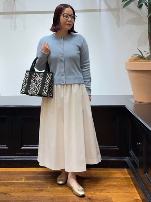 Asamiさんの「DRESSTERIOR｜【otonaMUSE5月号掲載/ウォッシャブル】タックギャザー スカート」を使ったコーディネート