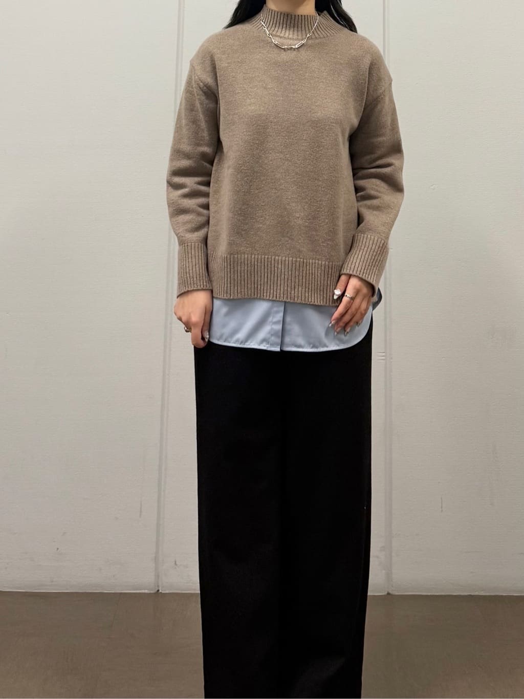 mizukiさんの「INDIVI｜【名品／撥水／抗菌防臭】ロング丈リサイクルダウンコート」を使ったコーディネート