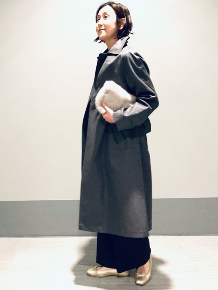 Furuさんの「DRESSTERIOR｜【ウォッシャブル/美シルエット】ライト トレンチコート」を使ったコーディネート