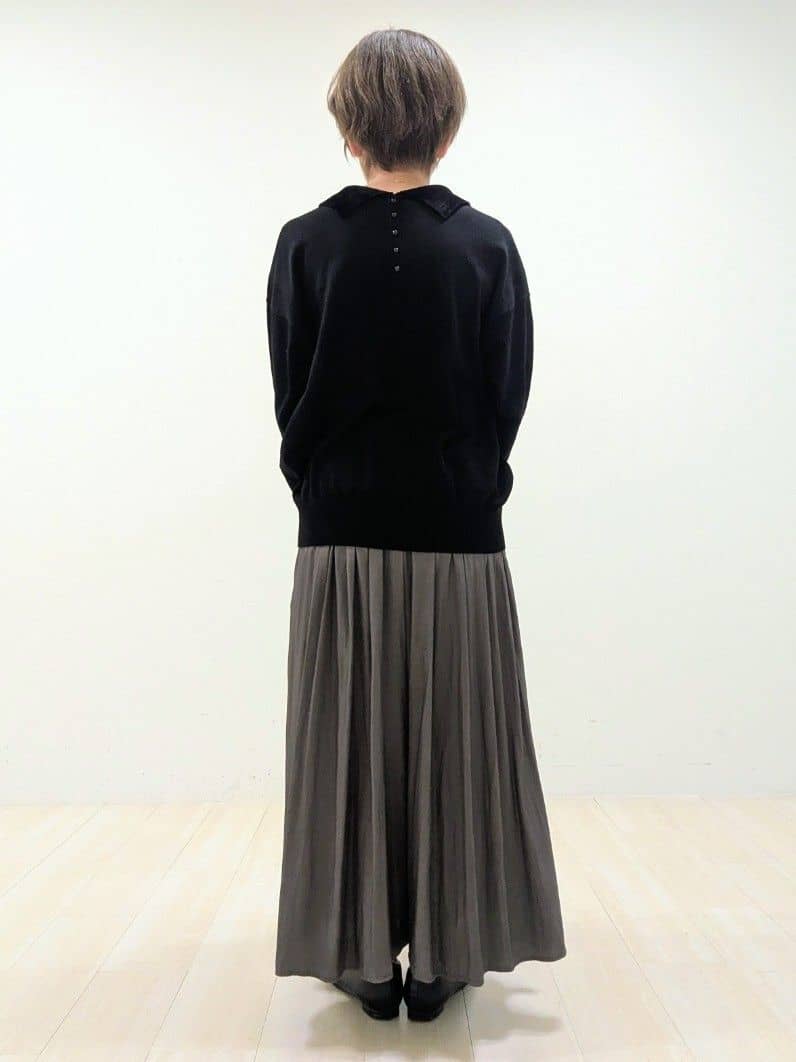 nishiさんの「Reflect｜【着映え◎】衿つきニットトップス」を使ったコーディネート