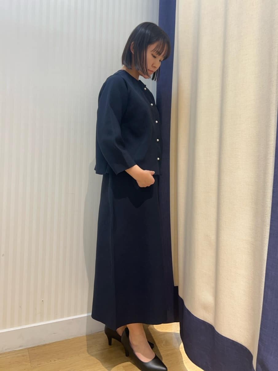 momoさんの「Dessin｜【入卒/セレモニー/単品使い2WAY可能】ニットセットアップ」を使ったコーディネート