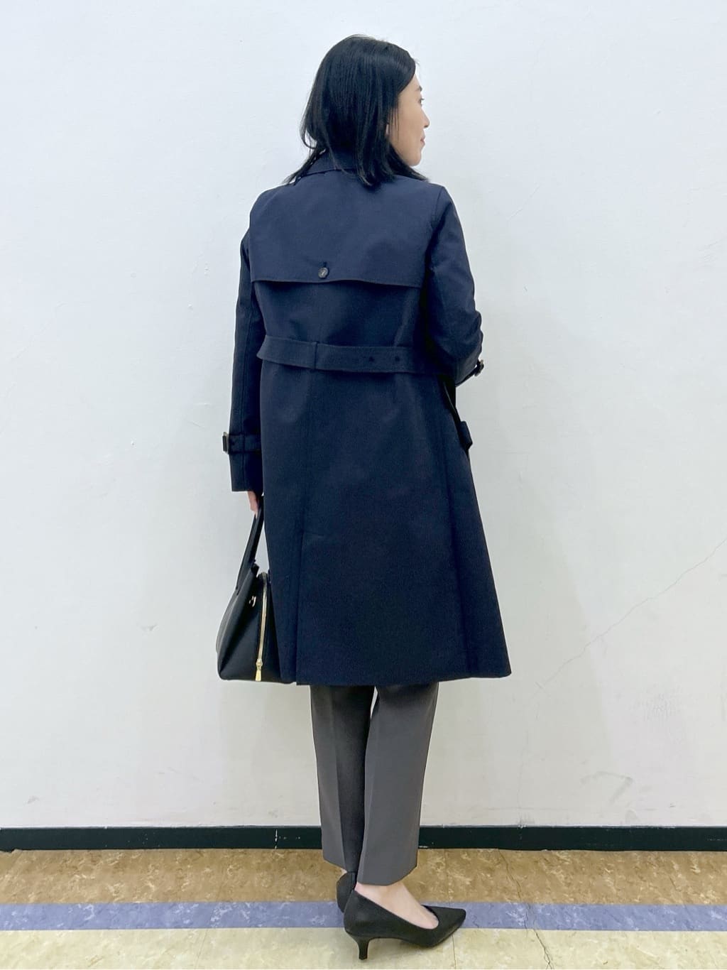su.さんの「index｜撥水トレンチコート【洗濯機OK／花粉対応】《XS～3L》」を使ったコーディネート