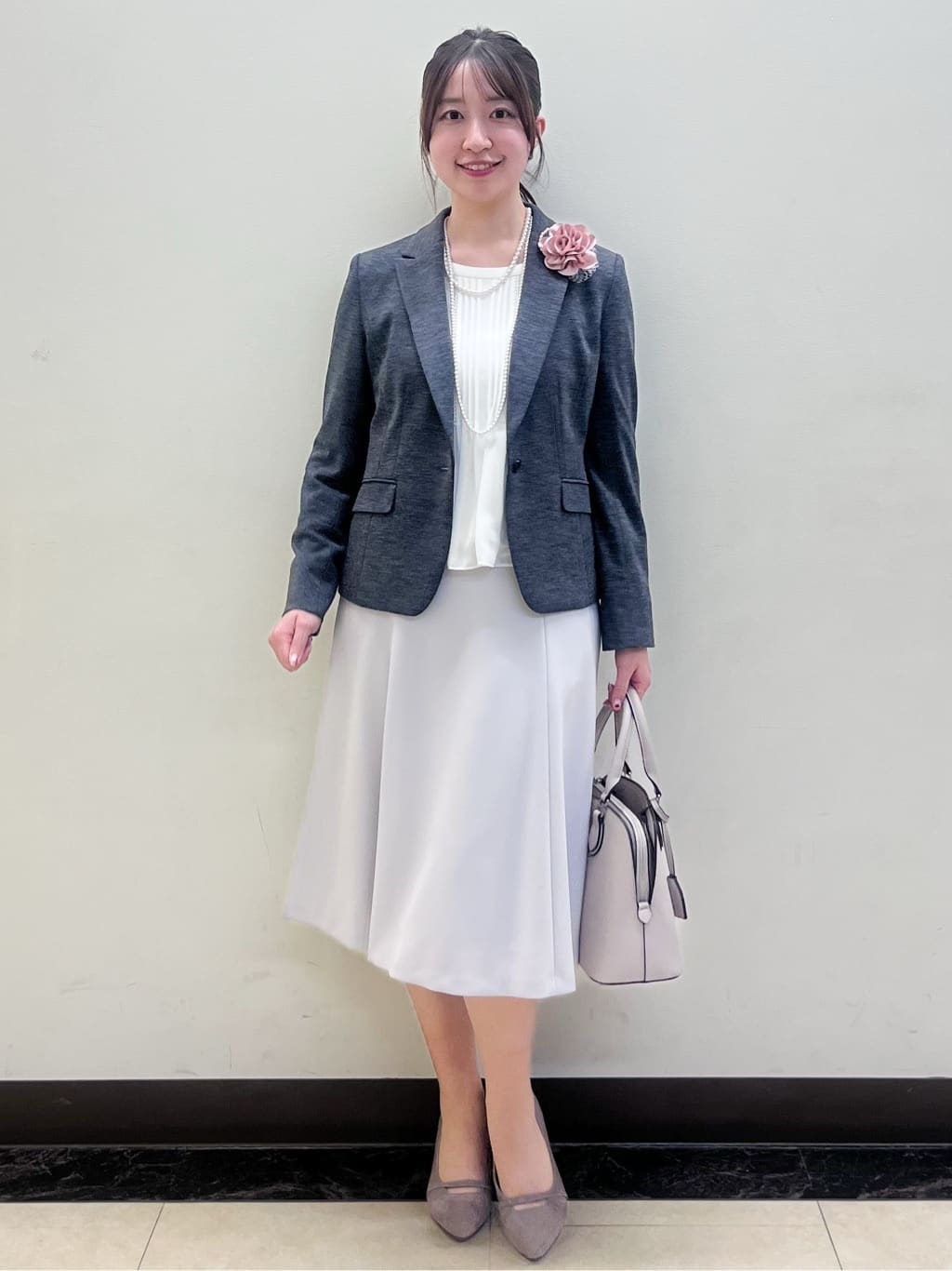 mikikoさんの「Reflect｜【SS-4Lサイズ】ピンタック&times;スカラレースブラウス」を使ったコーディネート