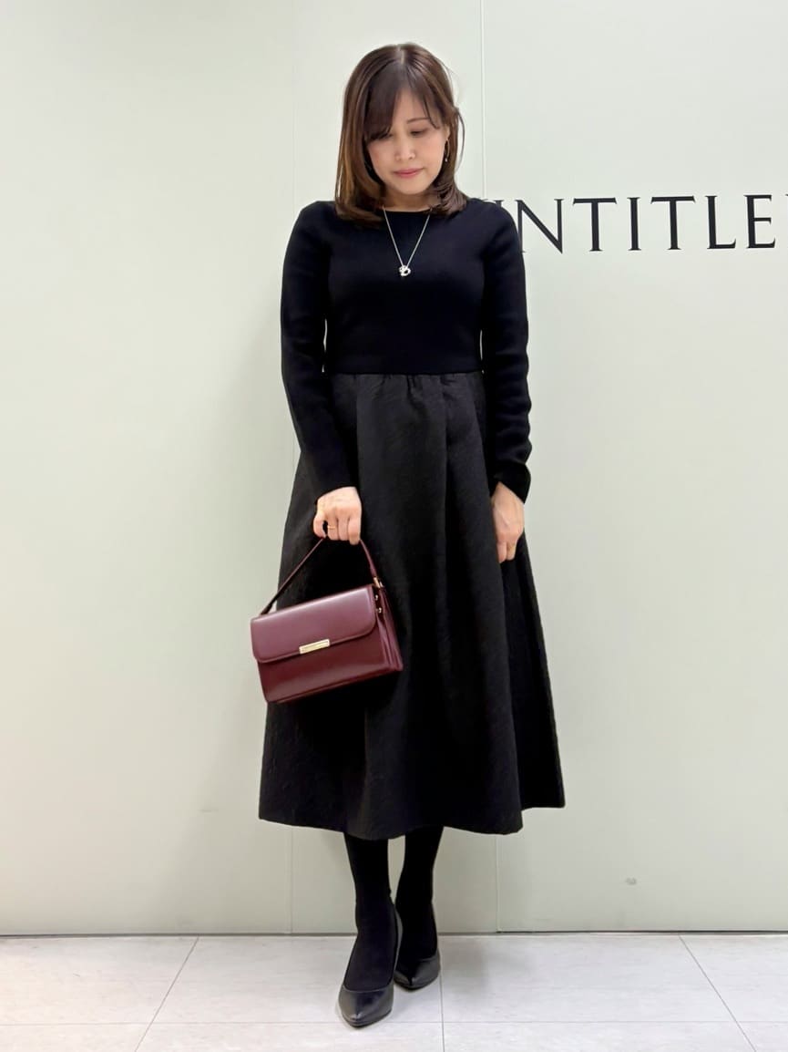 Sakaiさんの「UNTITLED｜【エレガント／ミディアウター】ミックスヘリンボンコート」を使ったコーディネート
