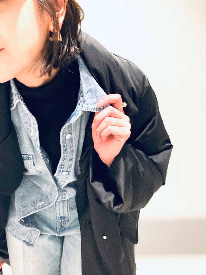 Furuさんの「DRESSTERIOR｜ヴィンテージ加工ワイドデニムパンツ」を使ったコーディネート