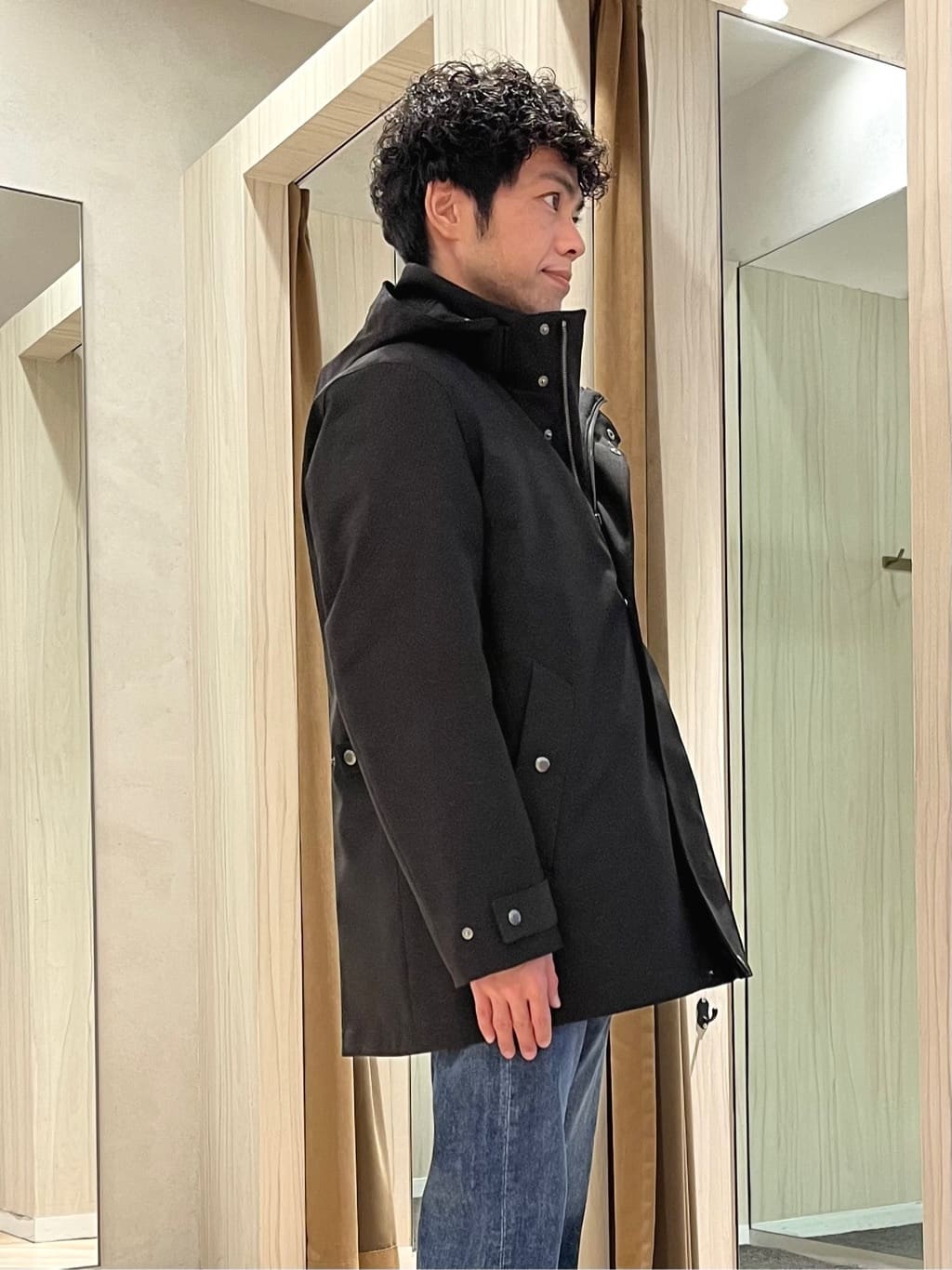 URAさんの「TAKEO KIKUCHI｜【3WAY】ドビー ダウンライナー付ブルゾン」を使ったコーディネート