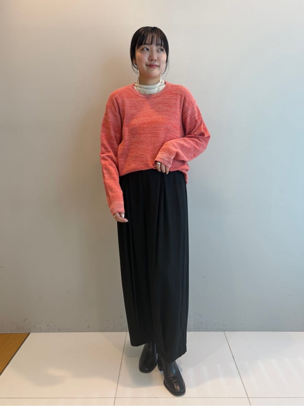 Akutagawaさんの「TAKEO KIKUCHI｜【洗える】カラースプリングニット」を使ったコーディネート