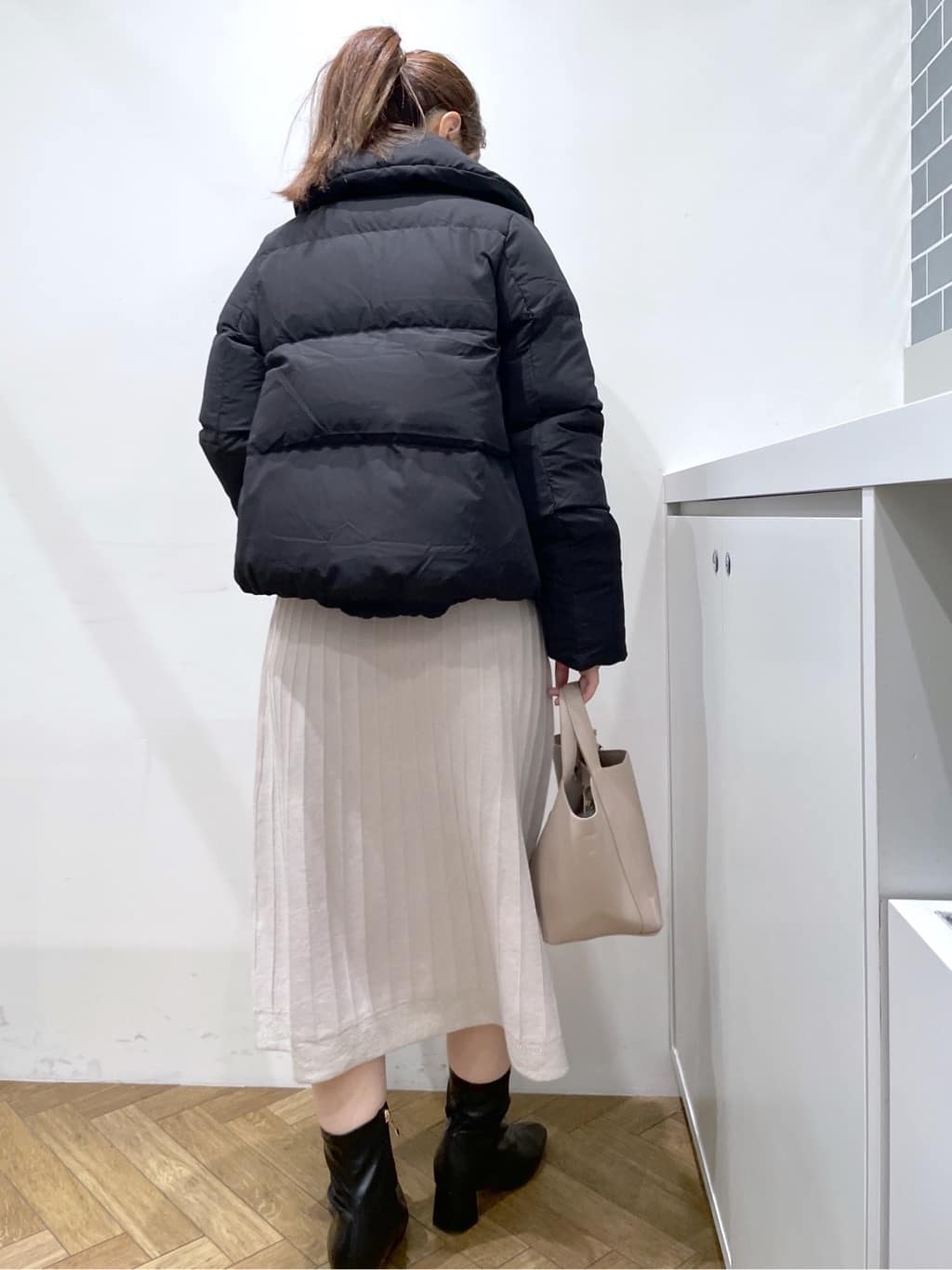 Junさんの「index｜KAWADAダウンショートコート【撥水／洗濯機OK／静電気防止裏地】《XS～LL》」を使ったコーディネート