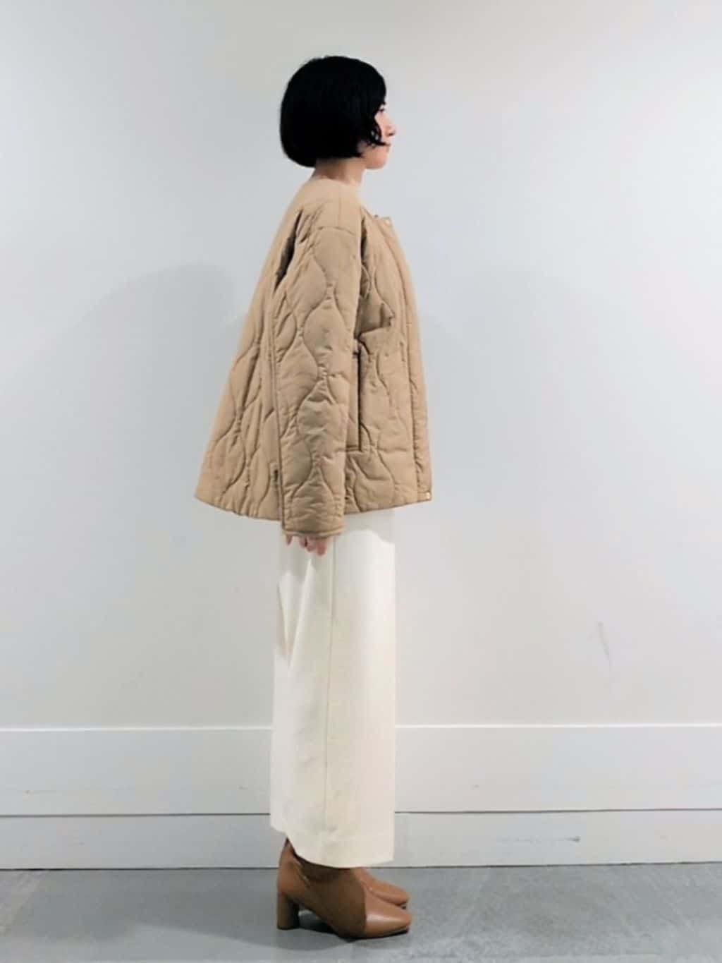 ミズタさんの「UNTITLED｜【洗える】モックネックミラノリブニット」を使ったコーディネート