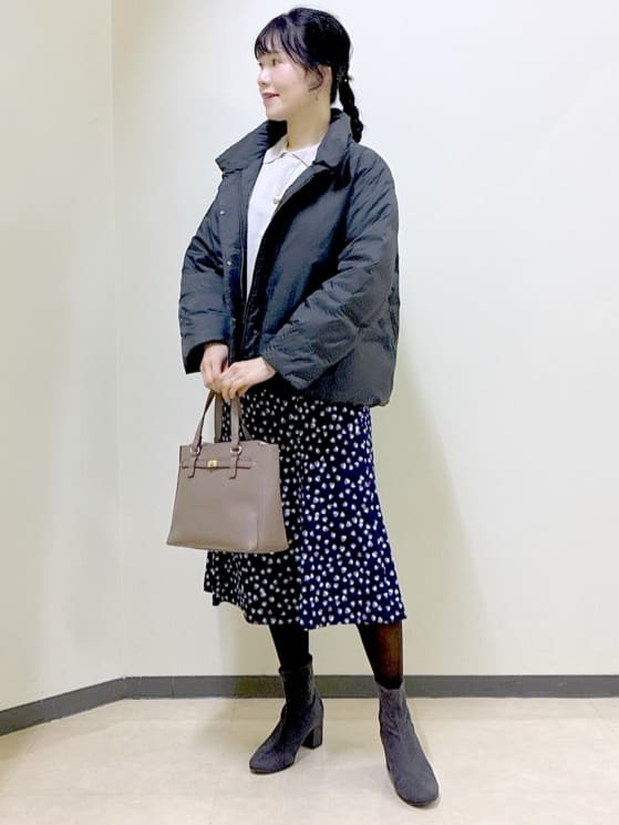  beni_gingerさんの「Reflect｜【すっきりシルエット】ショート丈ダウンコート」を使ったコーディネート