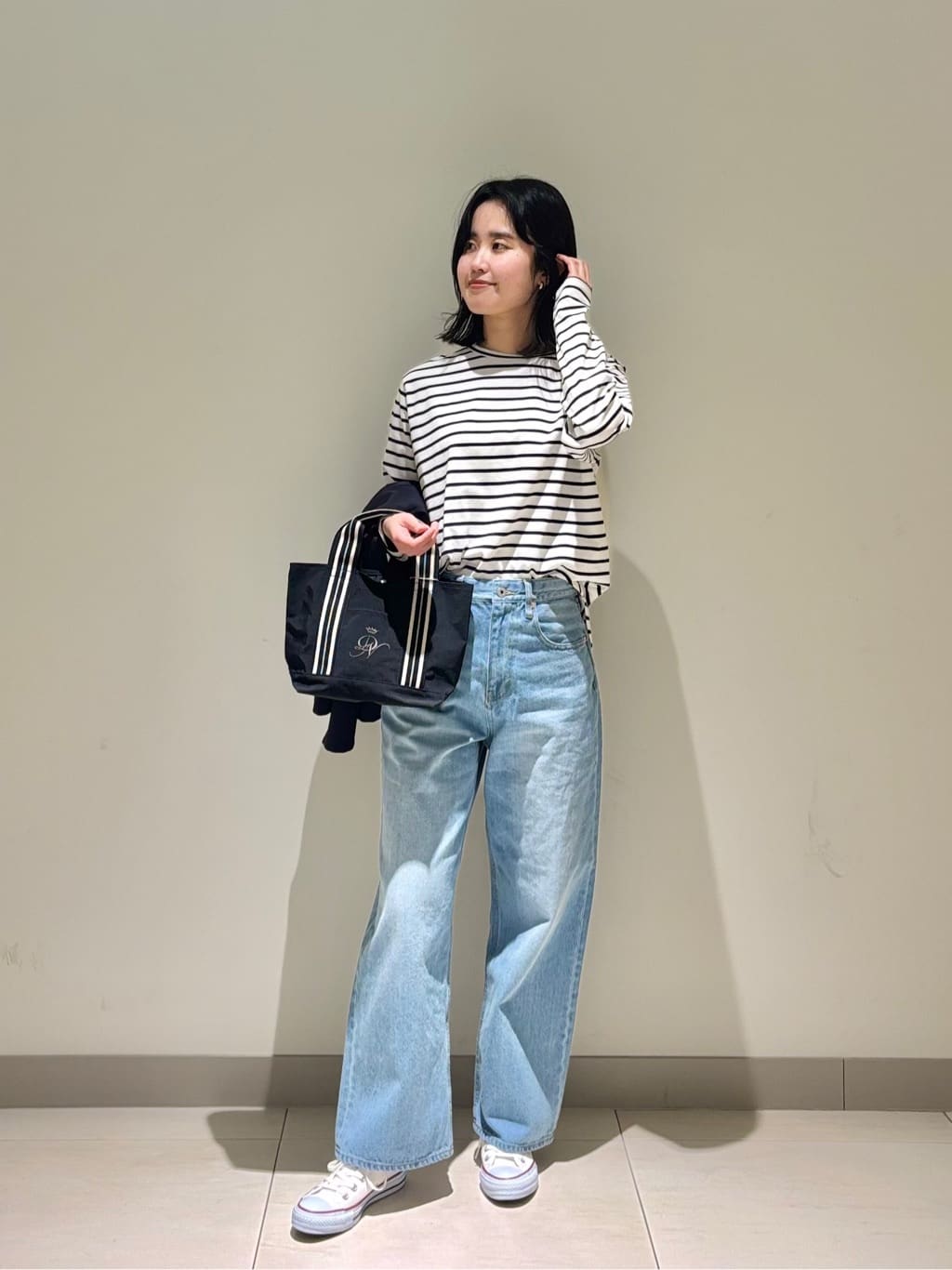 mayuさんの「Dessin｜【ユニセックス/洗える】ワイドシルエット12OZデニム」を使ったコーディネート