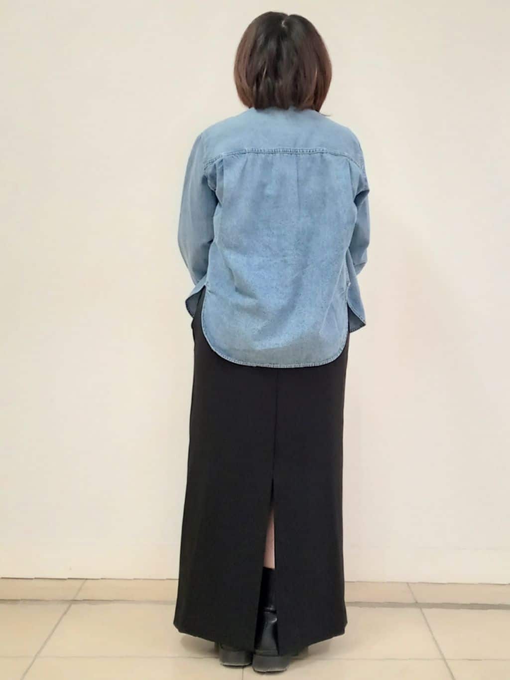 emiさんの「DRESSTERIOR｜◆【洗える/リブベロア】シアーリブベロアカットソー」を使ったコーディネート